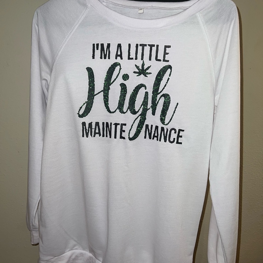 Woman’s small long sleeve off the shoulder shirt